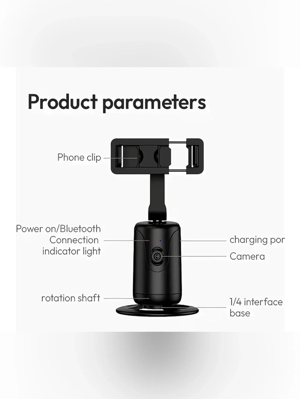 Mini Auto Face Tracking Selfie Stick